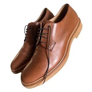 DRIES VAN NOTEN Leather Lace Up Derby Oxfords Tan Brown Sz 43.5/US 10.5 $1240